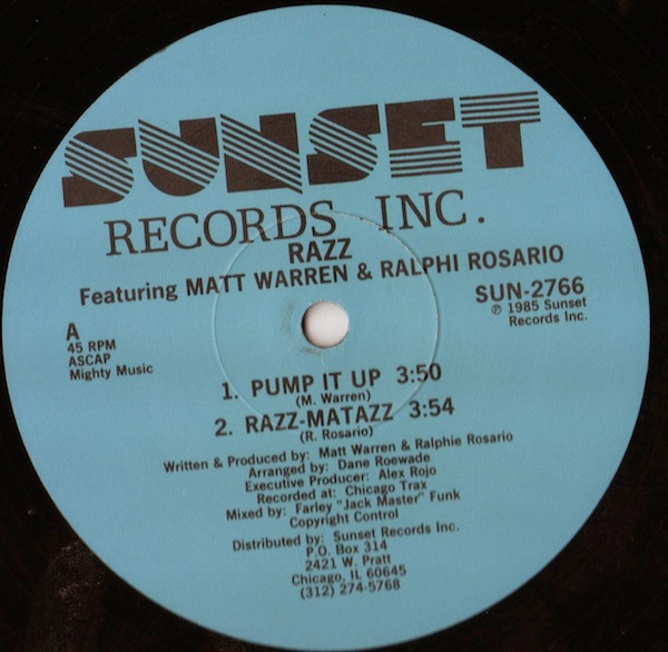 Razz Featuring Matt Warren & Ralphi Rosario – Pump It Up (1985