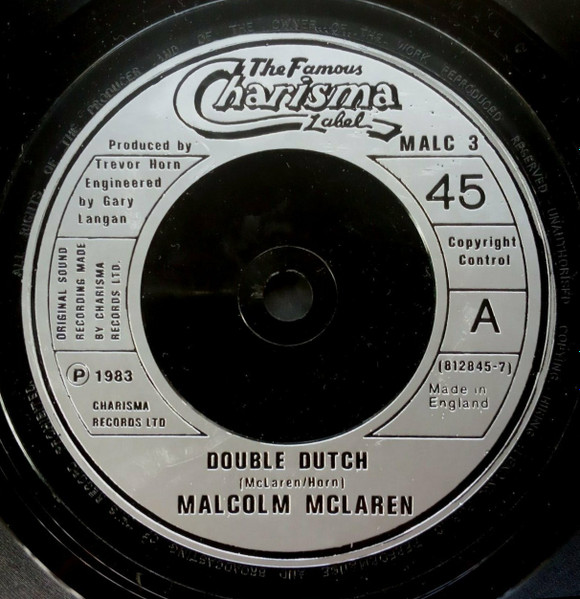 ふるさと割】 Malcolm McLaren ‎– Double Dutch❗️ - レコード
