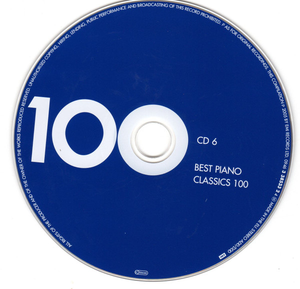 télécharger l'album Various - Best Piano Classics 100