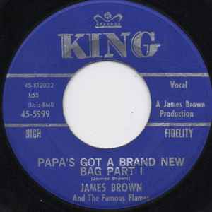 James Brown & The Famous Flames - Papa's Got A Brand New Bag album cover
