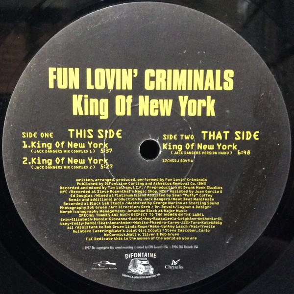 Fun Lovin' Criminals - King Of New York | Releases | Discogs