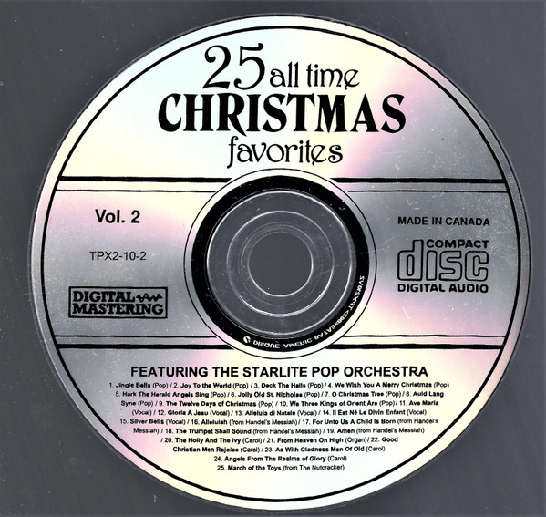 The Starlite Pop Orchestra - 25 All Time Christmas Favorites | Distribution Madacy Inc. (TPX-2-10-2) - 2