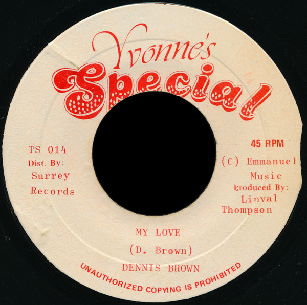 Dennis Brown – My Love (Vinyl) - Discogs