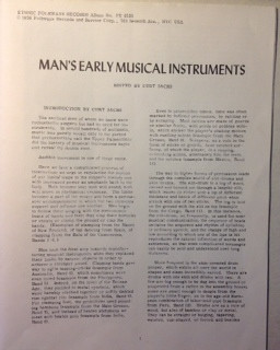 télécharger l'album Various - Mans Early Musical Instruments