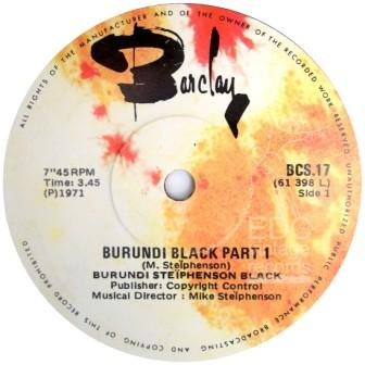 Burundi Steïphenson Black – Burundi Black (1971, Vinyl) - Discogs