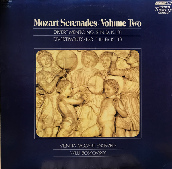 MOZART Serenades Volume 1 VIENNE MOZART ENSEMBLE WILLI BOSKOWSKY DECCA 7019 