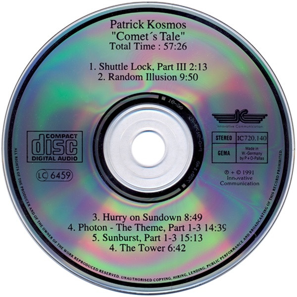 ladda ner album Patrick Kosmos - Comets Tale The Best Of Patrick Kosmos Vol III