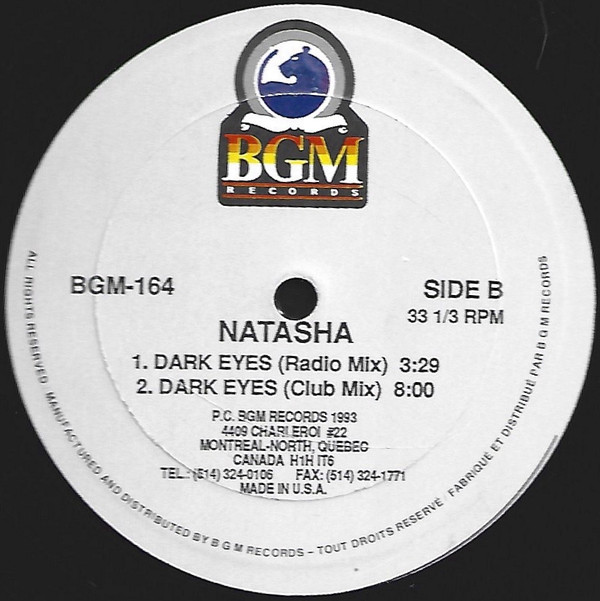 last ned album Natasha - Dark Eyes