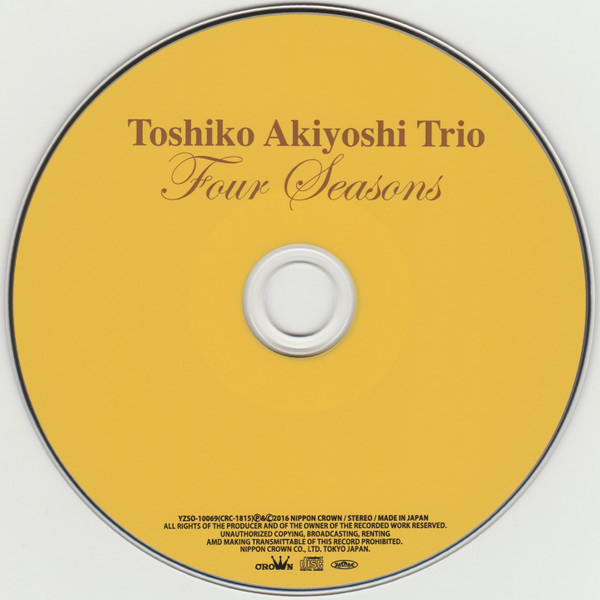 télécharger l'album Toshiko Akiyoshi Trio 秋吉敏子トリオ - Four Seasons 四季