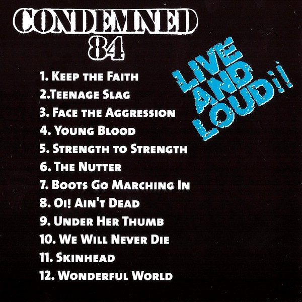 télécharger l'album Condemned 84 - Live And Loud