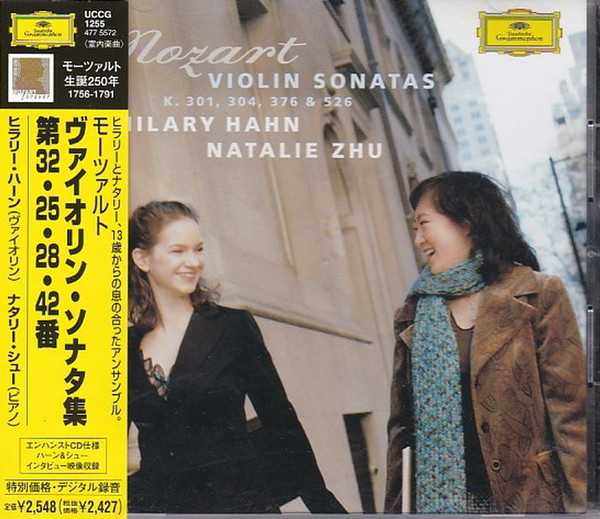 Mozart, Hilary Hahn, Natalie Zhu – Violin Sonatas K. 301, 304, 376 