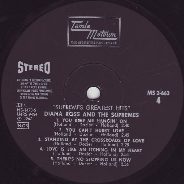 Diana Ross And The Supremes – Greatest Hits (1967, Vinyl) - Discogs