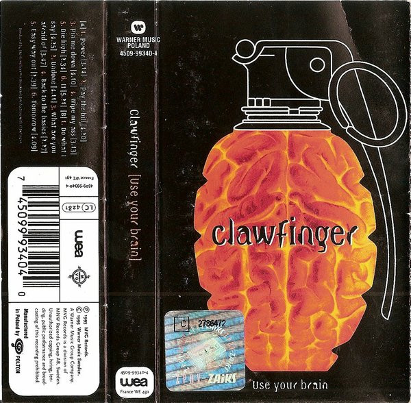 Clawfinger – Use Your Brain (1995, Vinyl) - Discogs