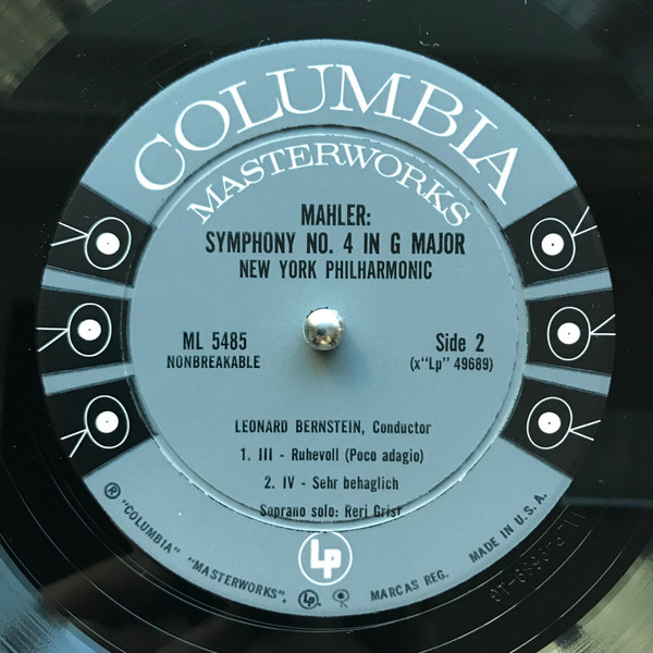 ladda ner album Gustav Mahler, The New York Philharmonic Orchestra, Leonard Bernstein - Symphony No 4 In G Major