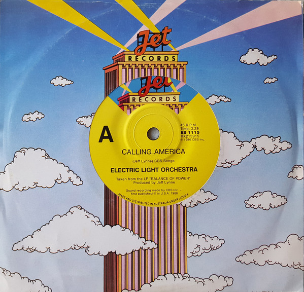 Opdage session Bot Electric Light Orchestra – Calling America (Company Sleeve, Vinyl) - Discogs