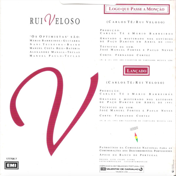 last ned album Rui Veloso e Os Optimistas - Logo Que Passe A Monção
