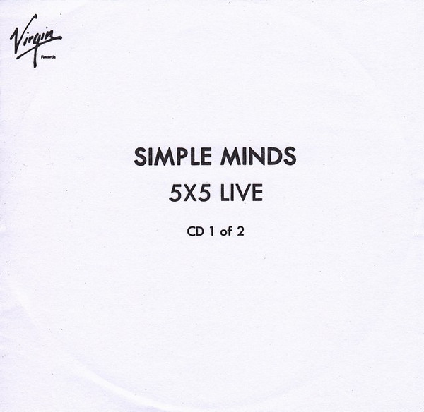 Simple Minds – 5X5 Live (2012, CD) - Discogs