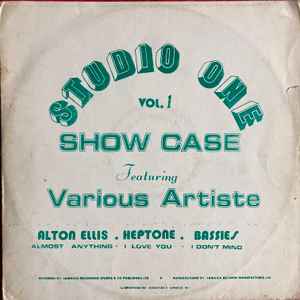 Studio One Showcase Vol. 1 (red label print, Vinyl) - Discogs