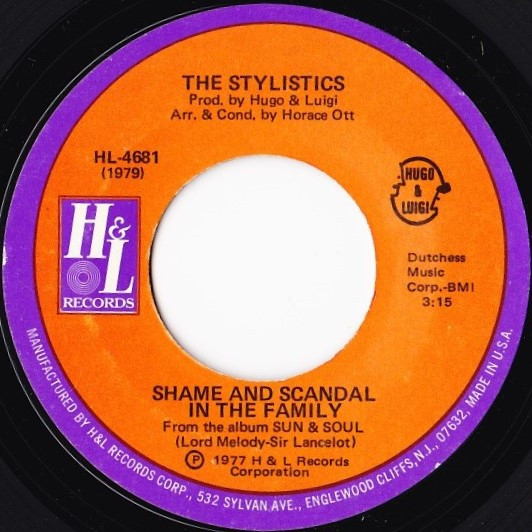 The Stylistics – Shame And Scandal In The Family (1977, Vinyl