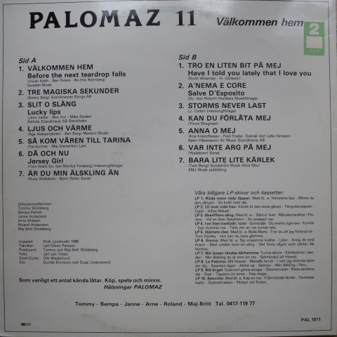 descargar álbum Palomaz - Palomaz 11 Välkommen Hem