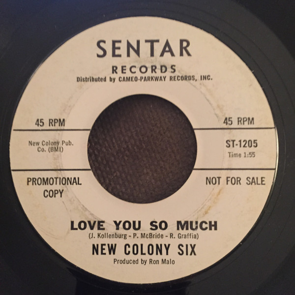 New Colony Six – Love You So Much / Let Me Love You (1967, Vinyl) - Discogs