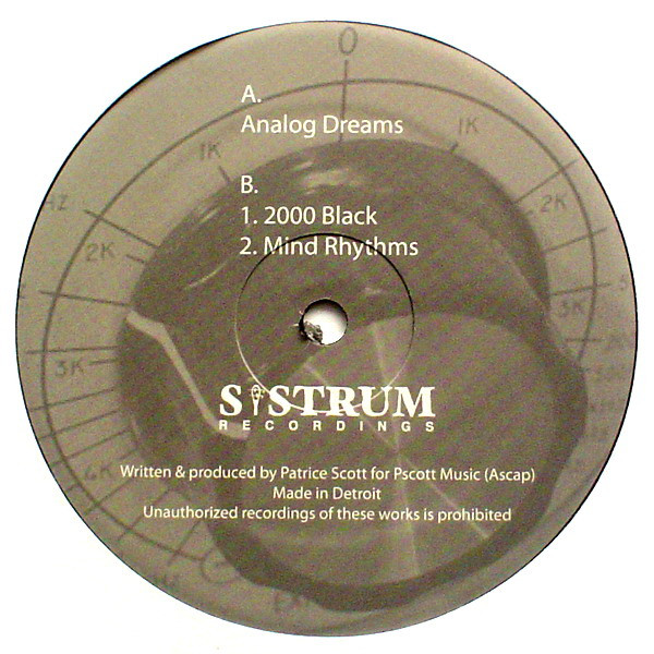 Patrice Scott - Analog Dreams | Sistrum Recordings (SIS 014)