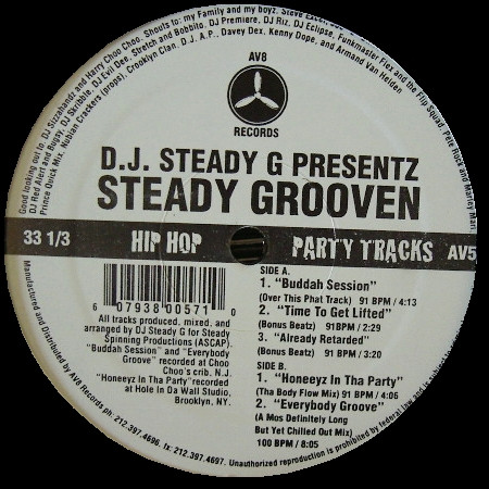 D.J. Steady G – Steady Grooven (1998, Vinyl) - Discogs