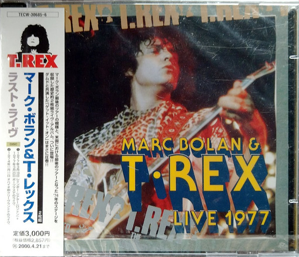 Marc Bolan & T. Rex – Live 1977 (1997, CD) - Discogs