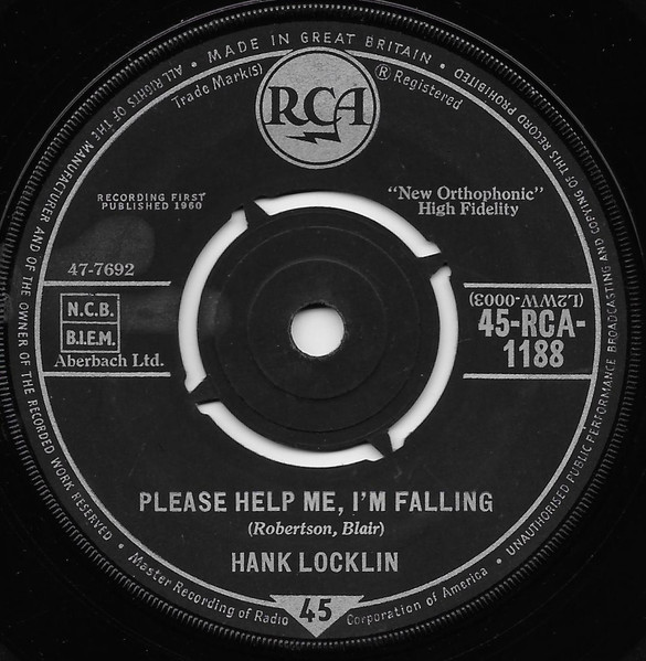 Hank Locklin – Please Help Me, I'm Falling (1960, Vinyl) - Discogs