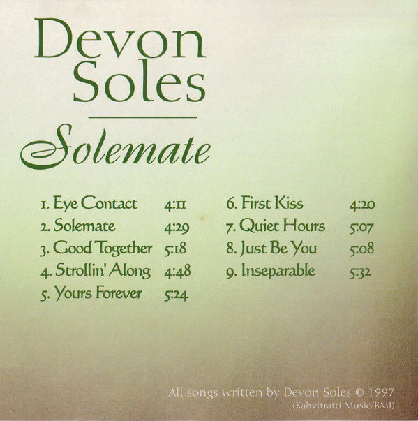 lataa albumi Devon Soles - Solemate
