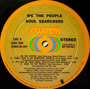 The Soul Searchers – We The People (1972, Vinyl) - Discogs