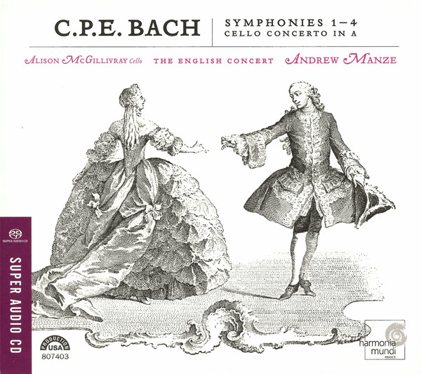 C.P.E. Bach ‎, Alison McGillivray, The English Concert, Andrew