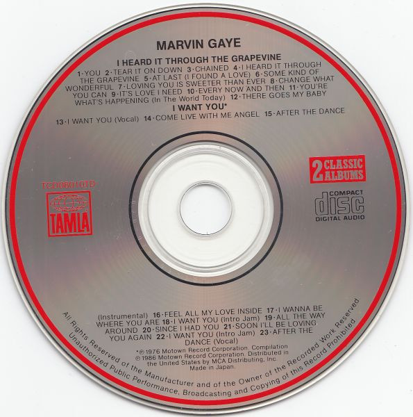 ladda ner album Marvin Gaye - I Heard It Through The Grapevine I Want You