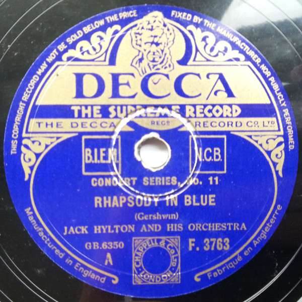 ladda ner album Jack Hylton And His Orchestra - Rhapsody In Blue