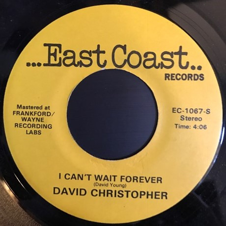 télécharger l'album David Christopher - I Cant Wait Forever Its Just A Matter Of Time