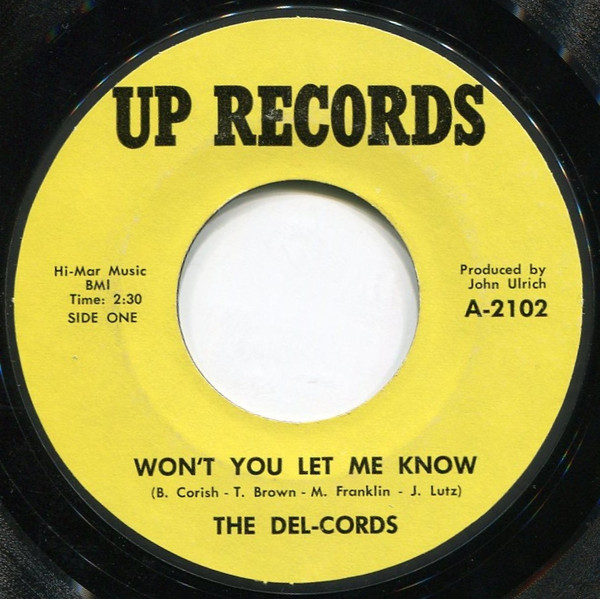 télécharger l'album The DelCords - Wont You Let Me Know Just A Little Misunderstanding