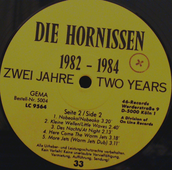 télécharger l'album Die Hornissen - Zwei Jahre Two Years