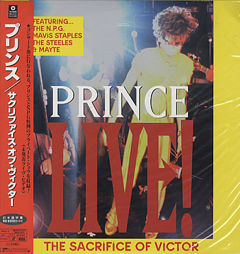 Prince – Live! The Sacrifice Of Victor (1994, Laserdisc) - Discogs