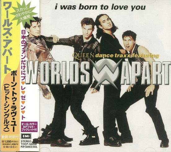 CD Single - Queen Dance Traxx Featuring Worlds Apart - I Was Born To Love  You (Single Mix) - EMI - Europe - 7243 8 83530 2 1