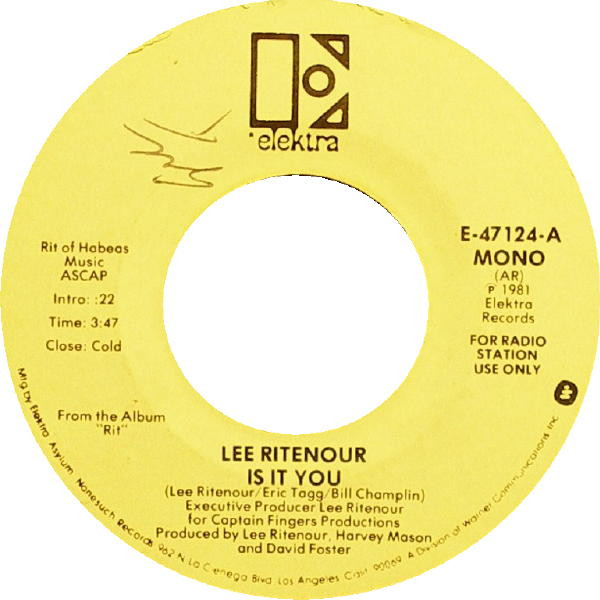 Lee Ritenour – Is It You (1981, Vinyl) - Discogs
