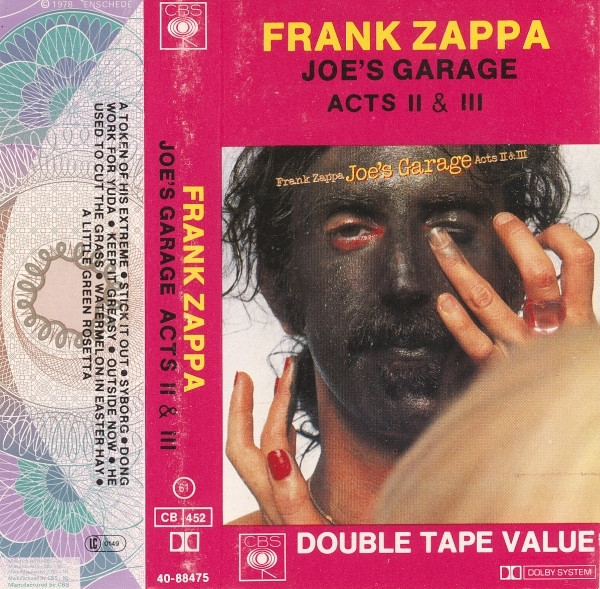 Frank Zappa – Joe's Garage Acts II & III (1979, Vinyl) - Discogs