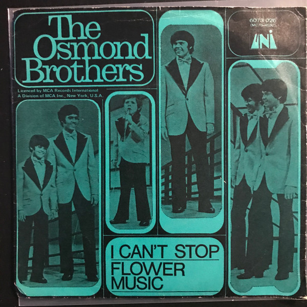 The Osmonds - I Can't Stop | Releases | Discogs