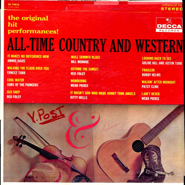 All-Time Country And Western (1960, Vinyl) - Discogs