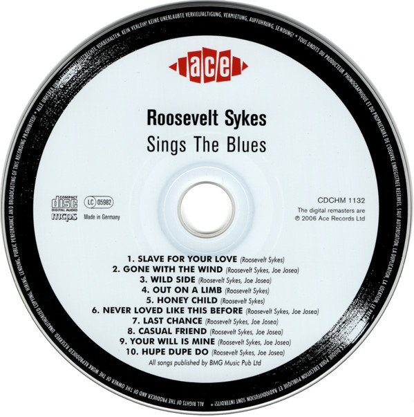 Album herunterladen Roosevelt Sykes - Sings The Blues
