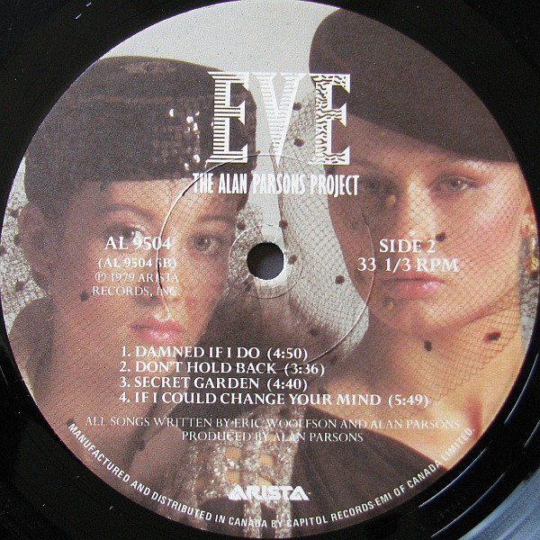 The Alan Parsons Project - Eve | Arista (AL 9504) - 5