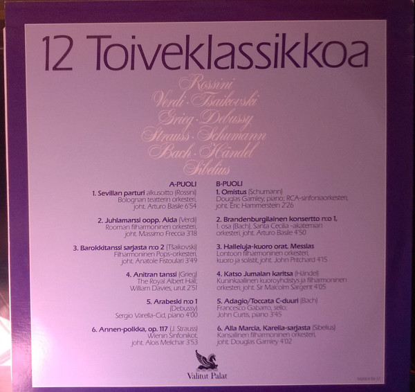 Album herunterladen Various - 12 Toiveklassikkoa