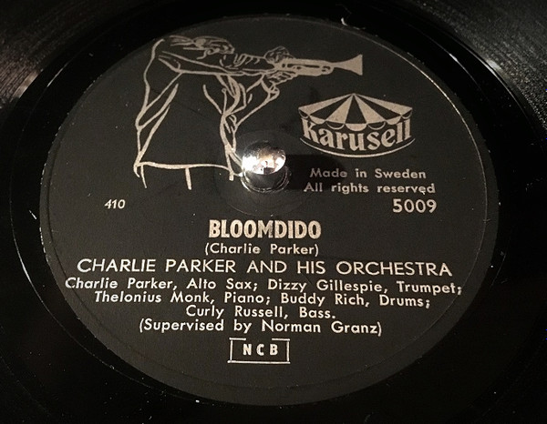 Charlie Parker And His Orch. – Bloomdido / Melancholy Baby (1951 