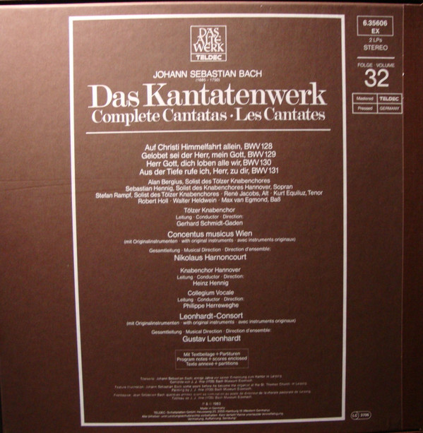 télécharger l'album Johann Sebastian Bach - Das Kantatenwerk