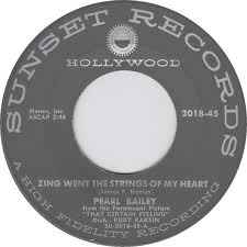 Pearl Bailey - Zing Went The Strings Of My Heart album cover