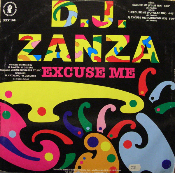 ladda ner album DJ Zanza - Excuse Me